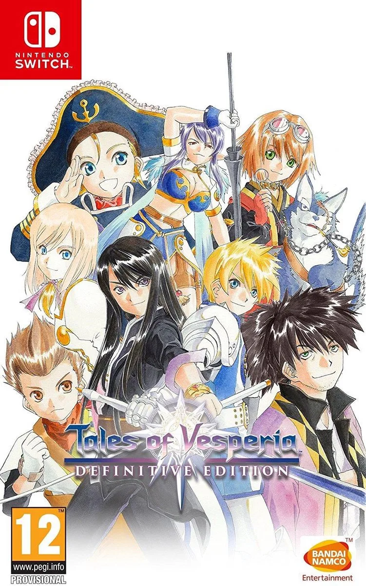 Tales of Vesperia: Definitive Edition van Bandai Namco Entertainment, Nintendo Switch – cover
