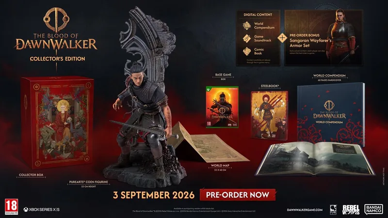 The Blood of Dawnwalker - Collectors Edition by Bandai Namco Entertainment, Xbox Series X | S – cover