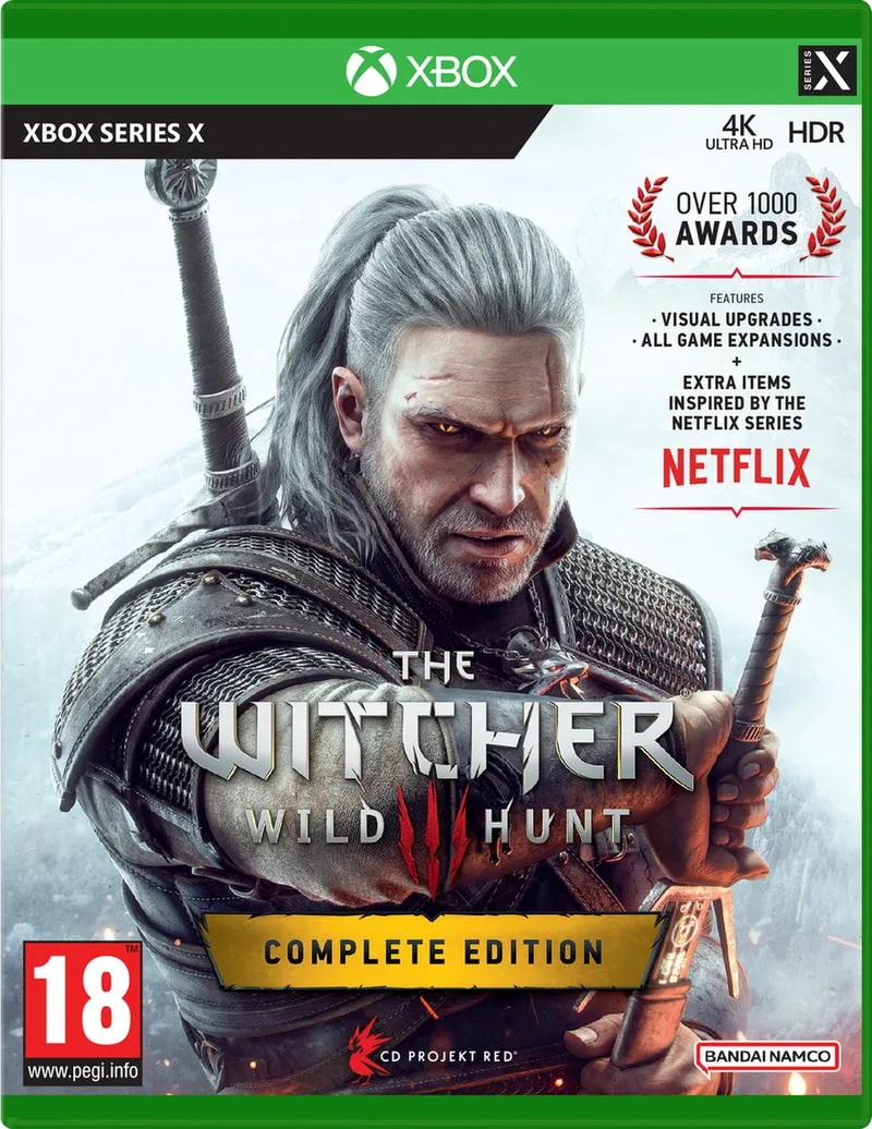 The Witcher 3: Wild Hunt - Complete Edition van Bandai Namco Entertainment, Xbox Series X | S – cover
