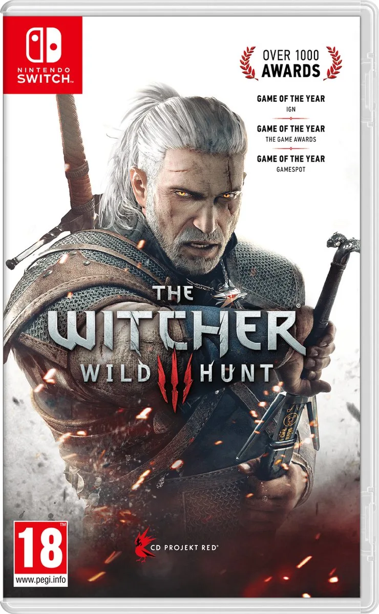 The Witcher 3: Wild Hunt van Bandai Namco Entertainment, Nintendo Switch – cover