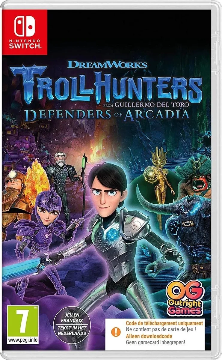Trollhunters: Defenders of Arcadia - Nintendo Switch - Code in Box by Bandai Namco Entertainment, Nintendo Switch – cover