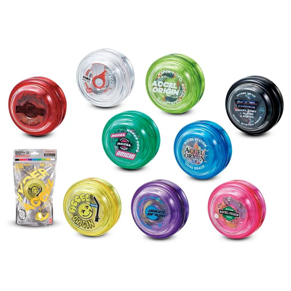 Accel Hyper Yoyo 1 Willekeurige Eenheid från Bandai – omslag