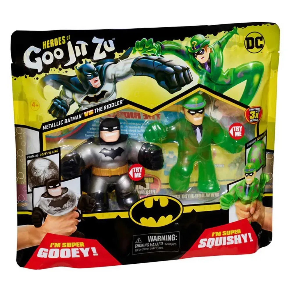 Goo Jit Zu Contre L´homme-mystère Figurine Batman de Bandai – jaquette