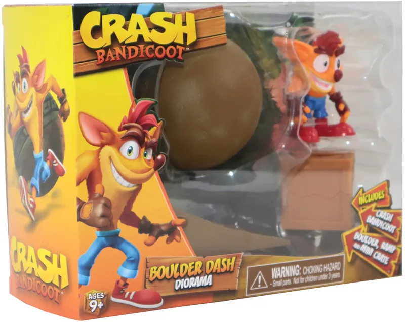 Crash Bandicoot - Crash Boulder Dash Diorama de Bandai – jaquette