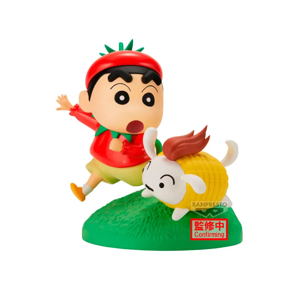 Crayon Shinchan-figuur In Groentekostuum 11 Cm by Bandai – cover