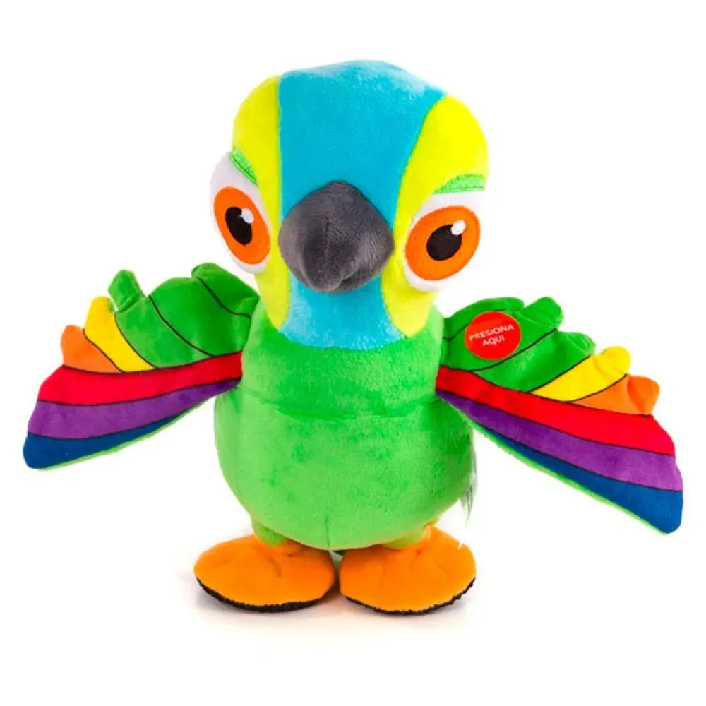 De Zenon Farm Peppe Parrot Pluche Knuffel Met Geluid by Bandai – cover