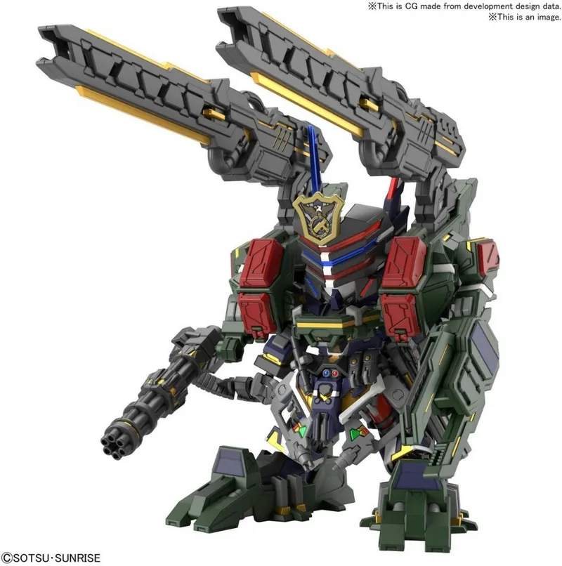 Gundam SD Gundam World Heroes Model Kit - Sergeant Verde Buster Gundam de Bandai – jaquette