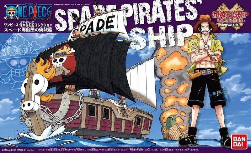 One Piece Grand Ship Collection Model Kit - Kit Spade Pirates Ship by Bandai – cover