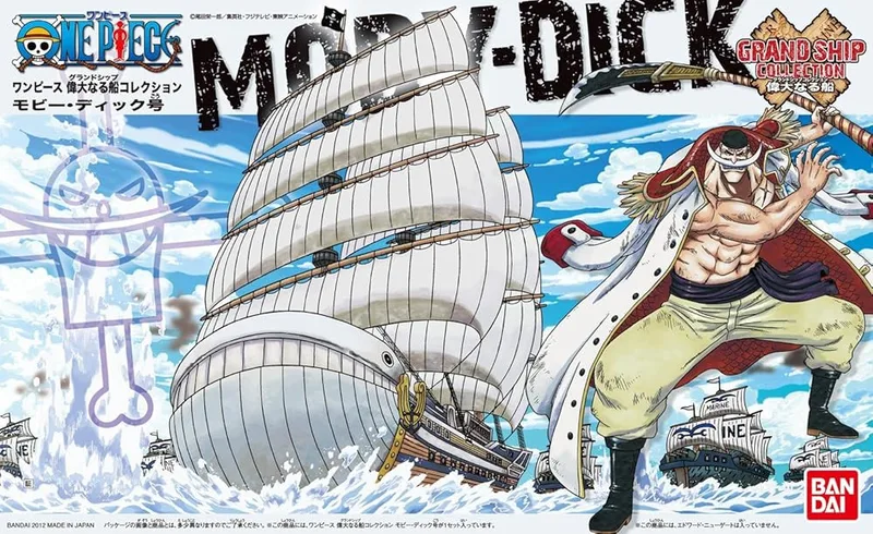 One Piece Grand Ship Collection Model Kit - Moby Dick van Bandai – cover