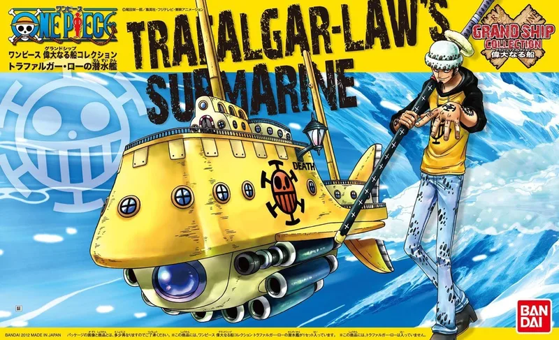 One Piece Grand Ship Collection Model Kit - Trafalgar Law's Submarine van Bandai – cover