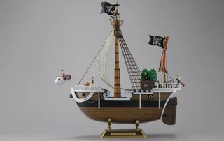 One Piece Model Kit - Going Merry Model Kit de Bandai – jaquette 3 sur 4