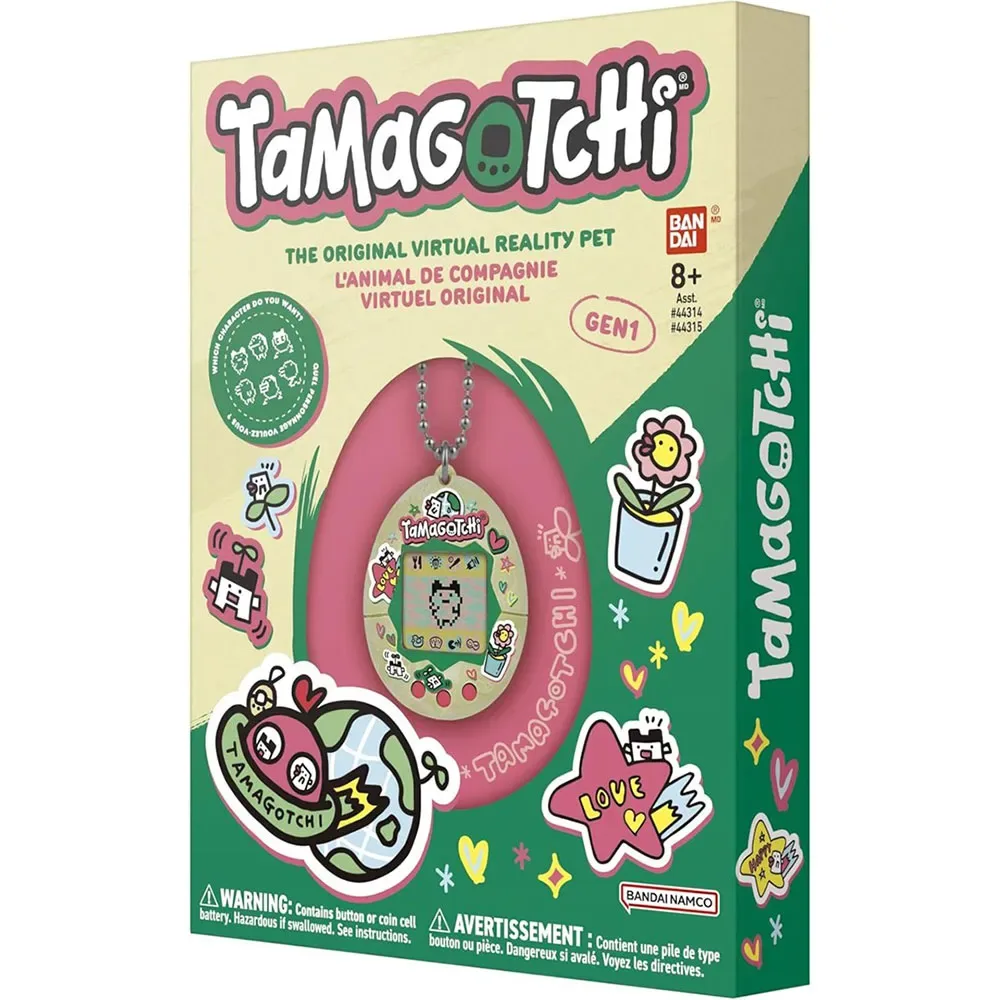 figurine D´œuf De Célébration éco Tamagotchi de Bandai – jaquette