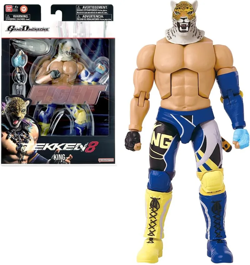 Tekken Game Dimensions Figure - King de Bandai – jaquette