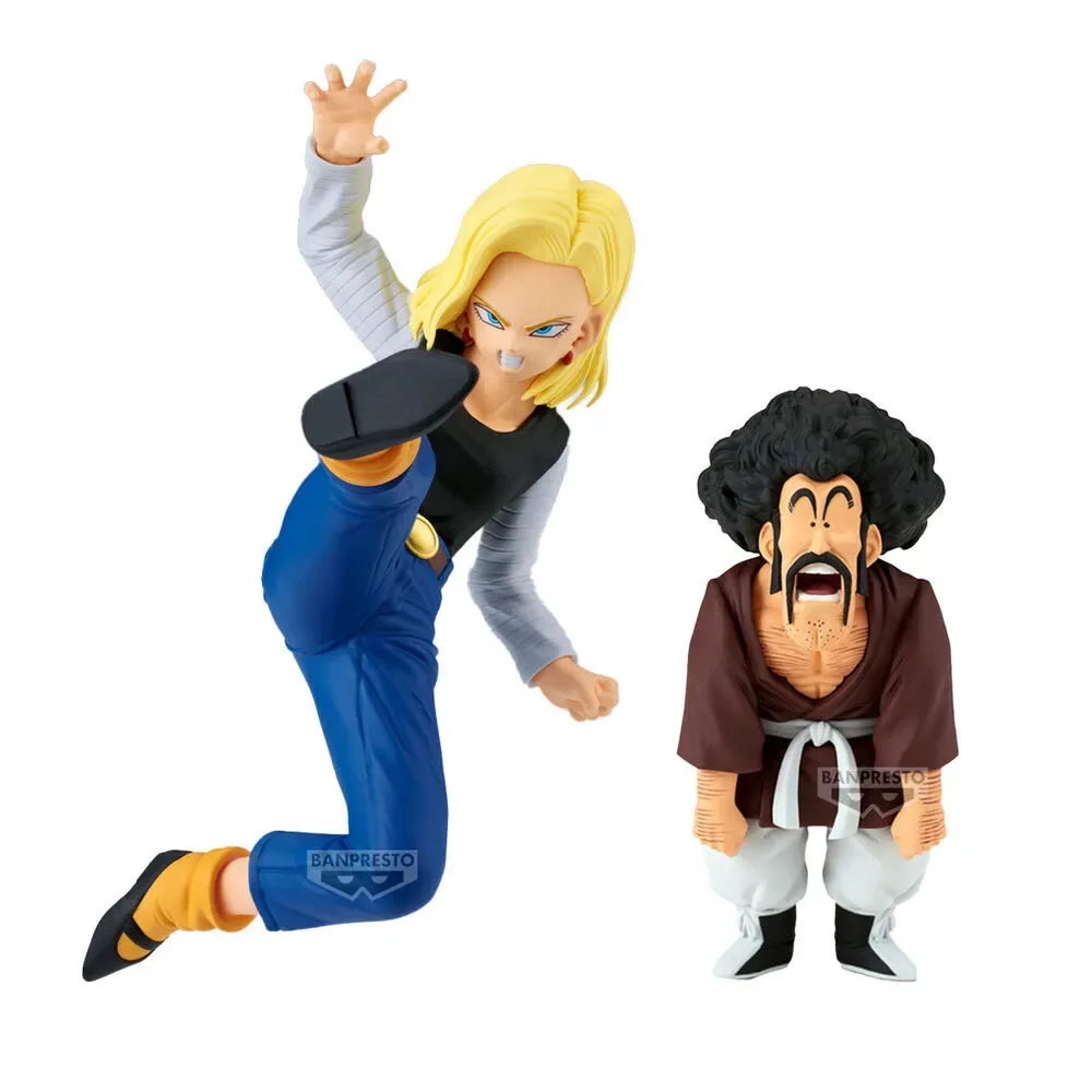 Figure Android 18 & Mr Satan de Banpresto – jaquette
