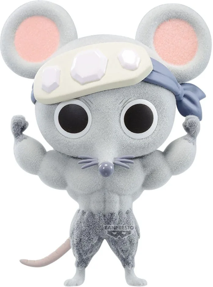 Demon Slayer Kimetsu no Yaiba Fluffy Puffy Figure - Muscular Mice (Ver. A) van Banpresto – cover