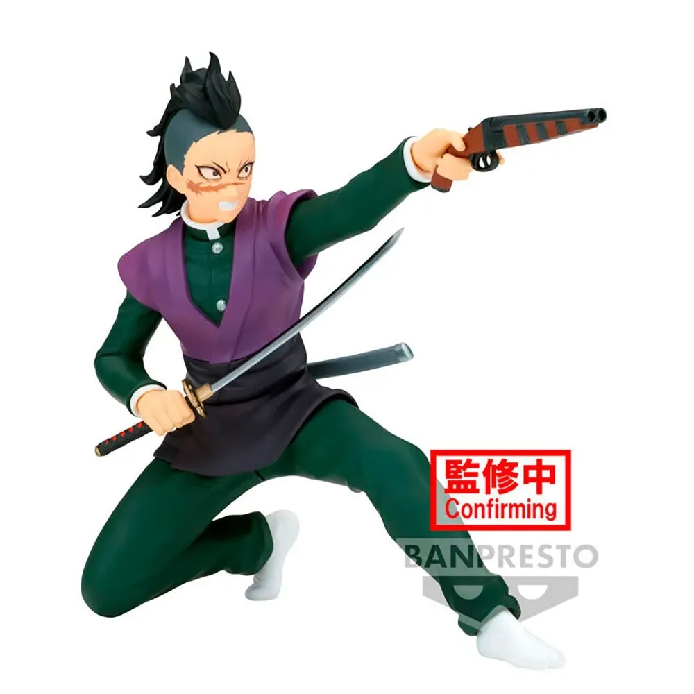 Demon Slayer Vibration Stars Genya Shinazugawa-figuur 12 Cm van Banpresto – cover