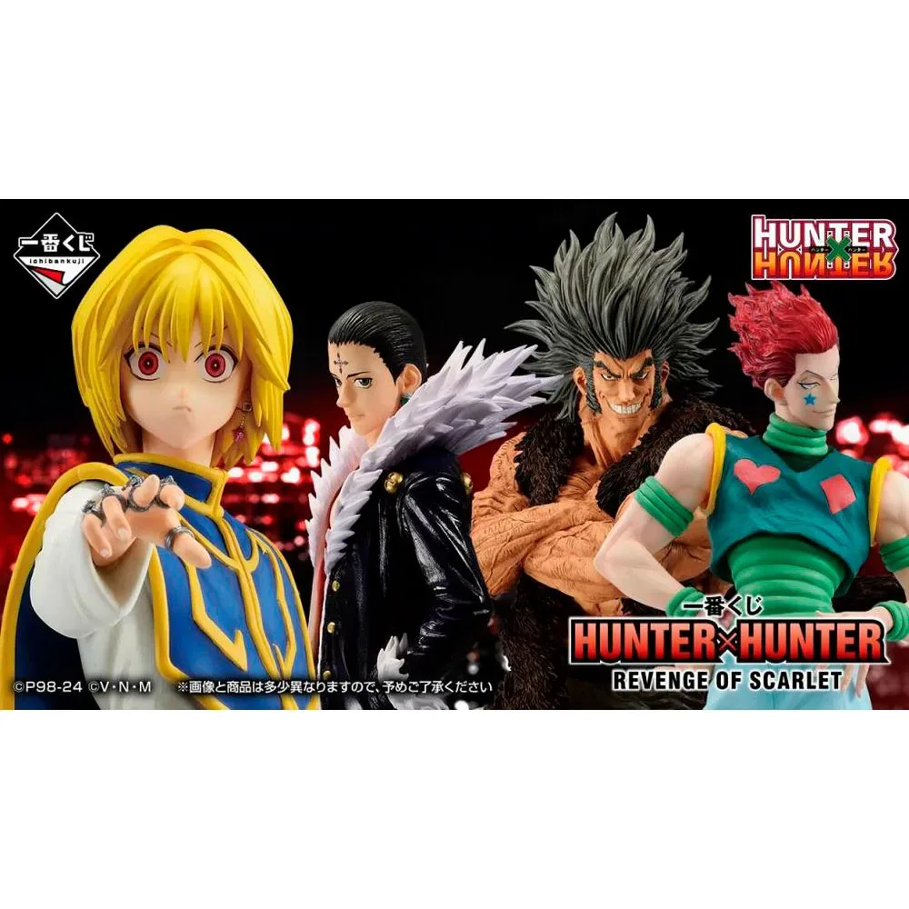 Hunter X Hunter Revenge Of Scarlet Series Ichiban Kuji Figurenloterij Geassorteerd de Banpresto – jaquette