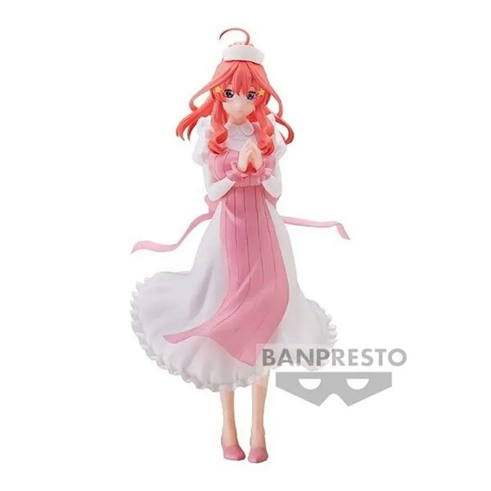 Itsuki Nakano Sygeplejerske-version. The Quintessential Quintuplets-filmen Kyunties-figur 14 Cm fra Banpresto – cover