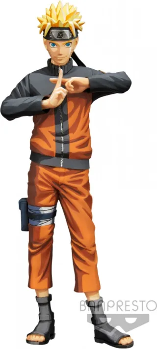 Naruto Shippuden Grandista Nero Figure - Uzumaki Naruto Manga Dimensions van Banpresto – cover 1 van 2