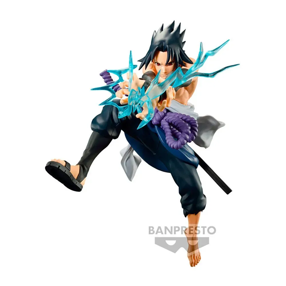 Naruto Shippuden Sasuke Uchiha Vibrerende Sterfiguur 16 Cm van Banpresto – cover