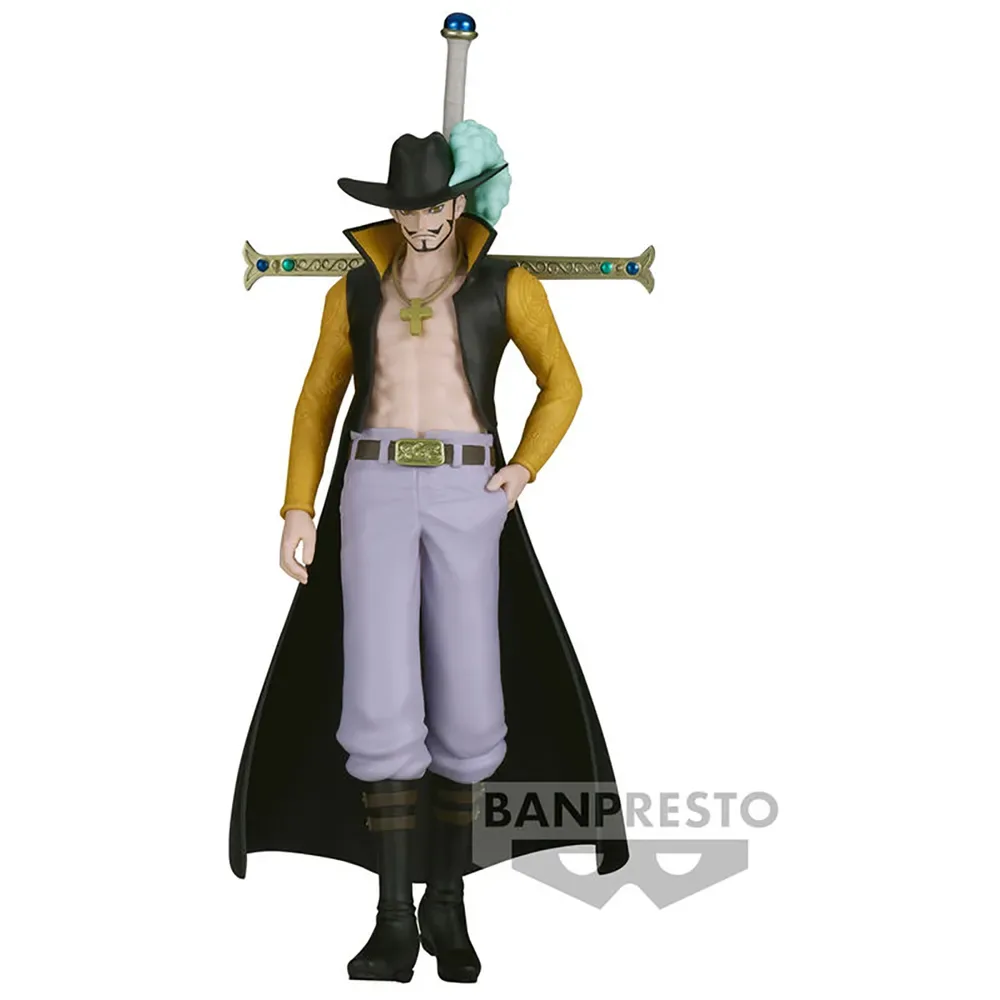 One Piece Dracule Mihawk De Havikoog Figuur 16 Cm de Banpresto – jaquette