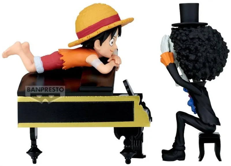 One Piece WCF Log Stories Figure - Monkey D. Luffy and Brook van Banpresto – cover