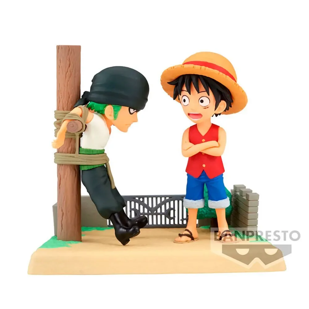 Figurine De Collection Mondiale Histoires De Bûches Luffy Et Zoro One Piece 7 Cm de Banpresto – jaquette