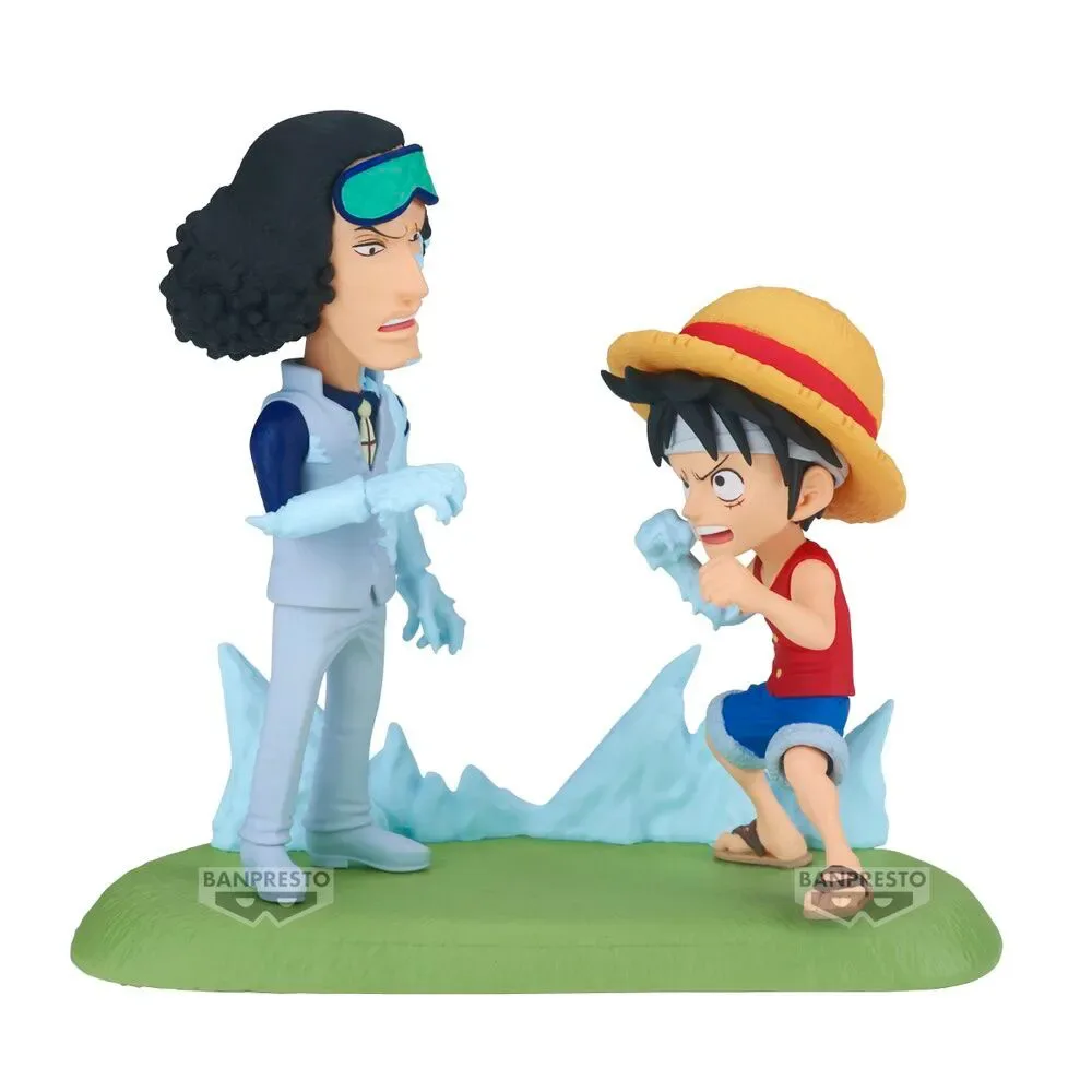 One Piece Wereldwijd Verzamelobject Log Stories Monkey.d.luffy Vs Kuzan-figuur 9 Cm van Banpresto – cover