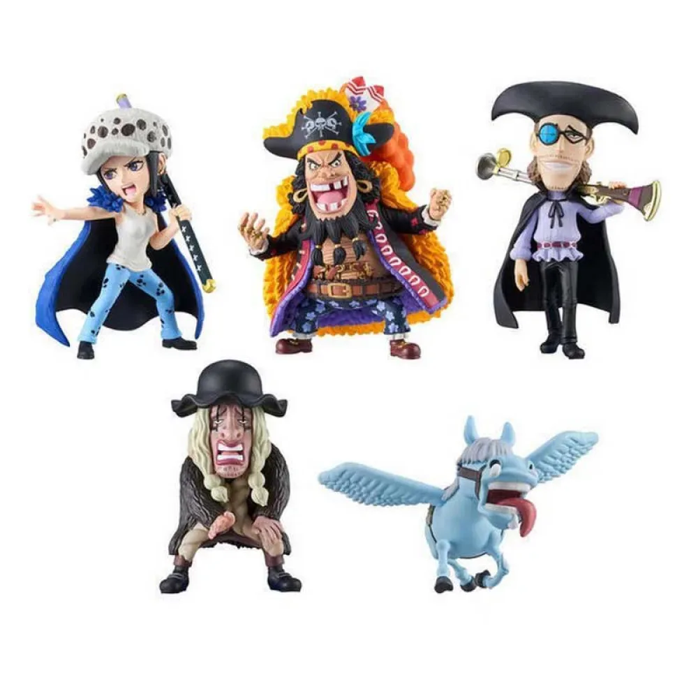 One Piece Word Collectable Pirates Trafalgar Vs Blackbeard En Figur fra Banpresto – cover