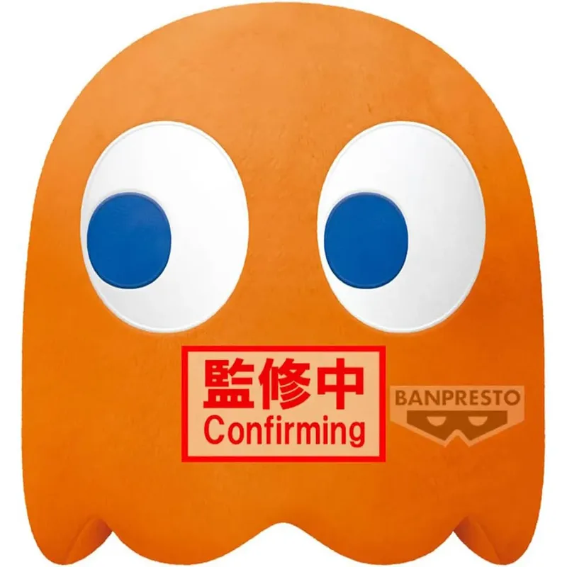 Pac-Man Super Big Pluche 31 cm - Clyde (Orange) van Banpresto – cover 2 van 2