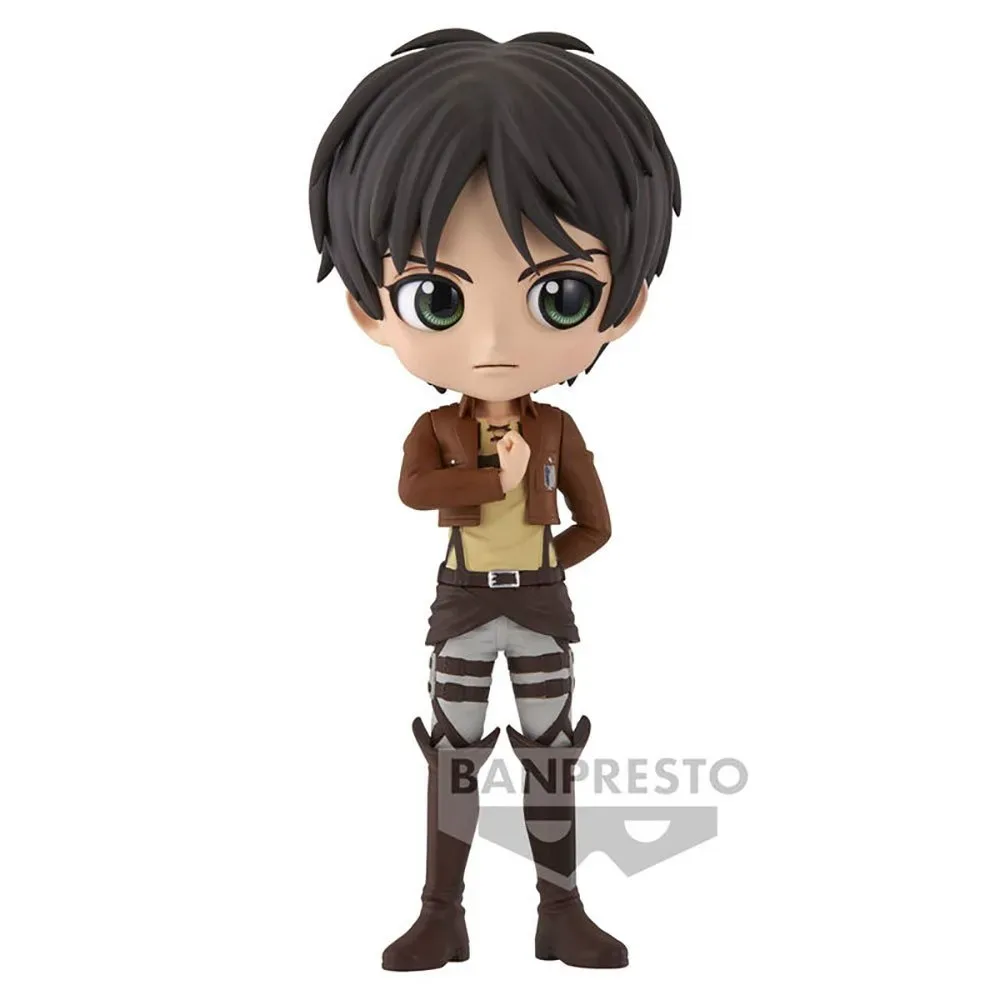 Q Posket Attack On Titan Eren Yeager Vol2 Figur 14 Cm fra Banpresto – cover