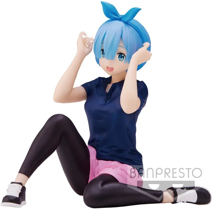 Re:Zero Starting Life in Another World Relax Time Figure - Rem (Training Style version) de Banpresto – jaquette