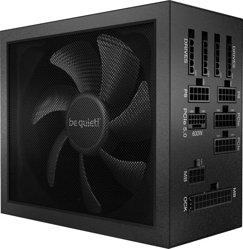 Dark Power 13 - Interne Voeding - 750W - 80 Plus Titanium - Volledig Modulair by be quiet!, Black – cover