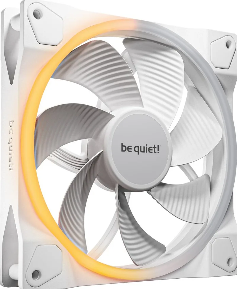 LIGHT WINGS 140 PWM Reverse White - Ventilator de be quiet! – jaquette