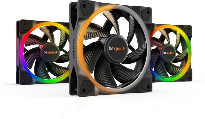 Light Wings PWM Triple Pack Black - Ventilator van be quiet! – cover