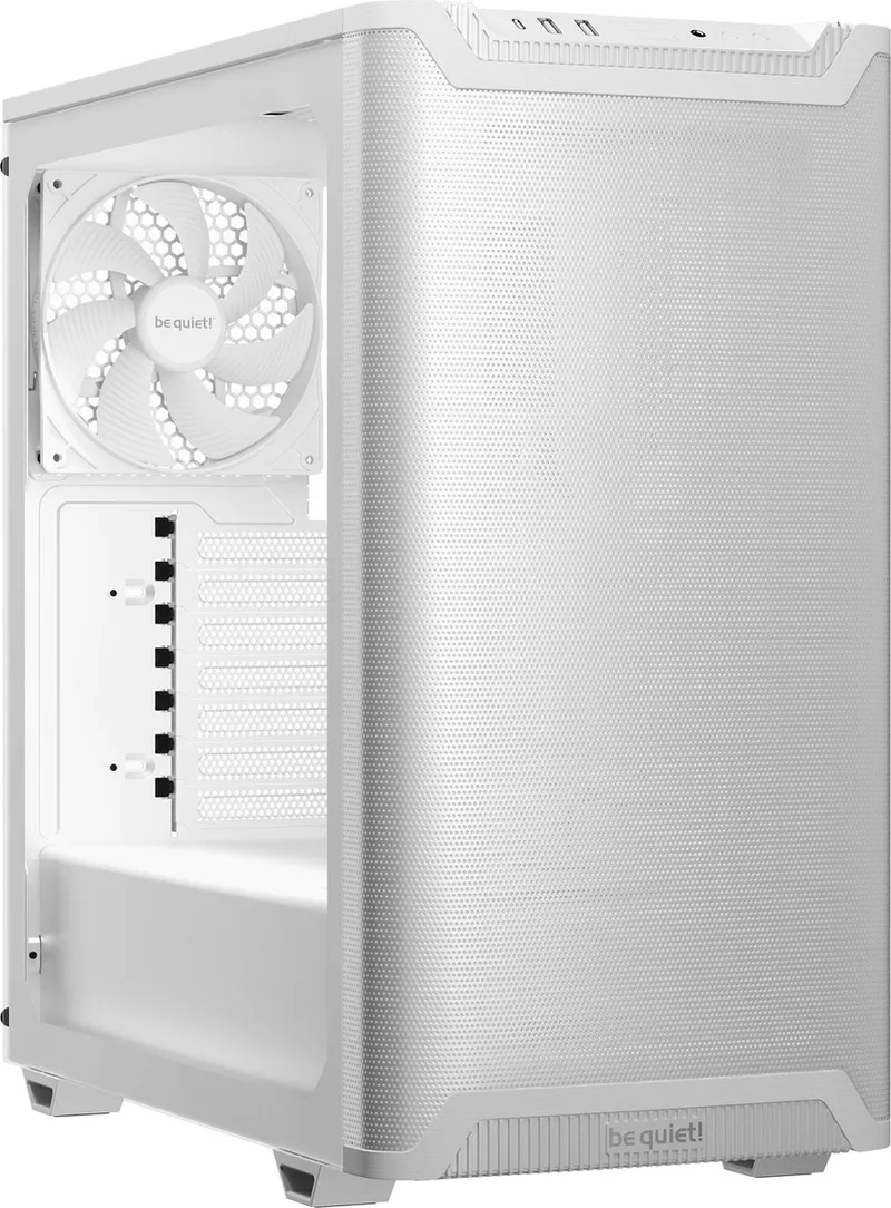 Pure Base 501 Airflow Window – PC-Behuizing – Wit van be quiet!, Transparant – cover