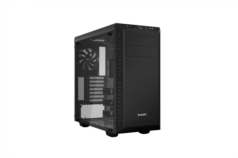 Pure Base 600 Window Black - Behuizing by be quiet! – cover