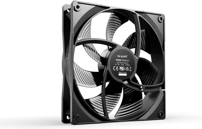 Pure Wings 3 - Case Fan - 140mm - 3-Pin by be quiet!, Black – cover