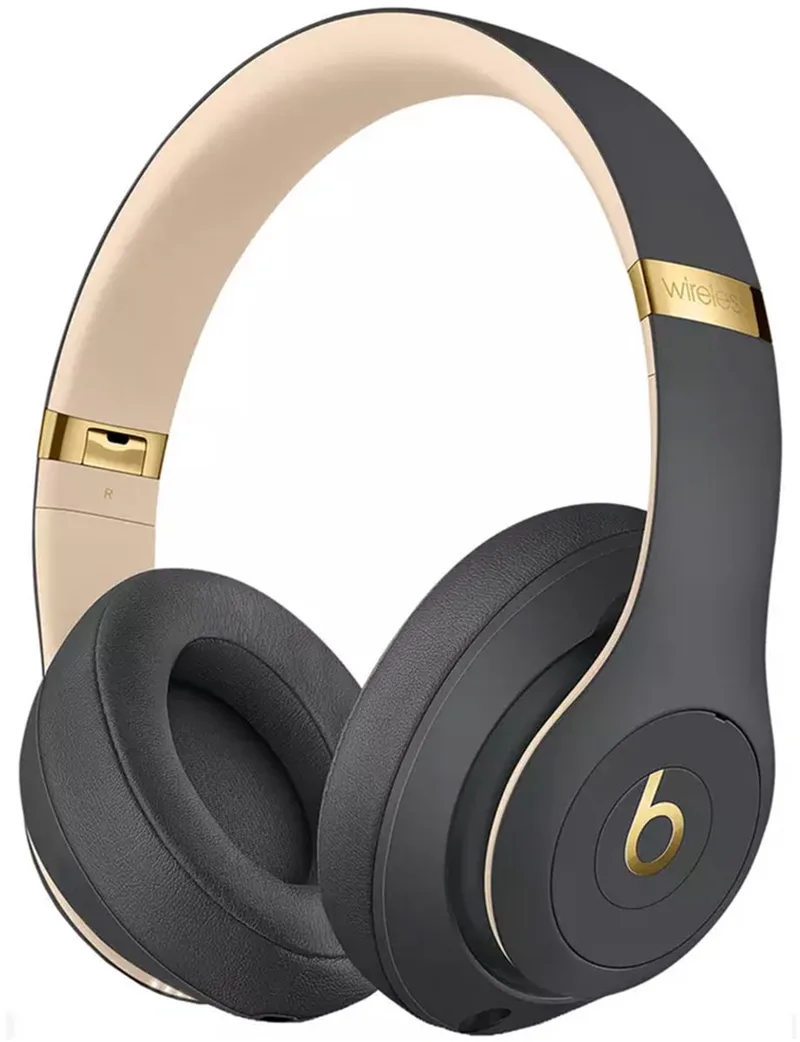 Studio3 - Draadloze over-ear koptelefoon - Grijs/Goud van Beats, Grijs – cover