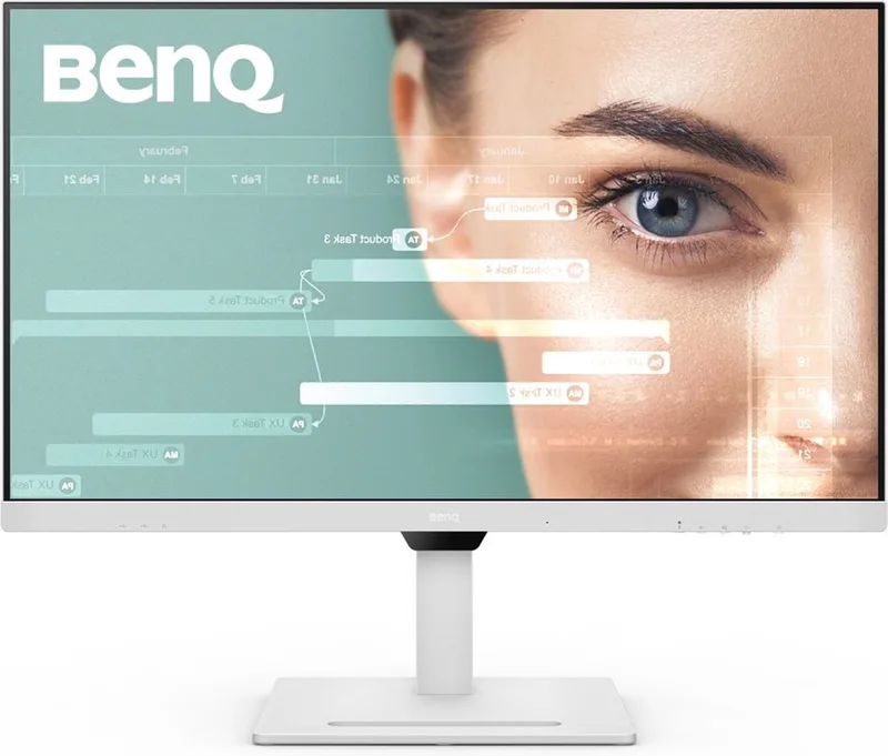 BenQ 32 inch Monitor GW3290QT - QHD - Ergonomic Eye-Care Monitor - 75Hz - USB-C (65W) - Daisy Chain via DP-out - LED - IPS - 2 x 2W Speakers - Wit van BenQ, Zilvergrijs – cover