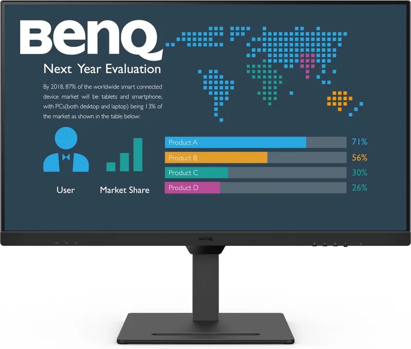 Bl3290qt 24´´ Qhd Ips Led Monitor Transparant One Size / EU Plug van BenQ, Zwart – cover
