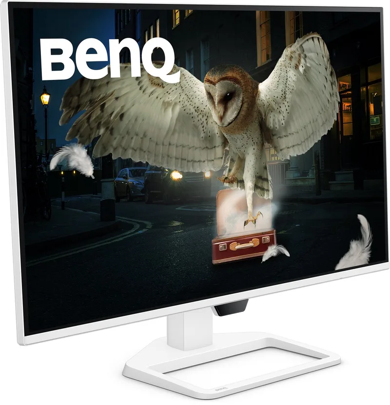 EW270Q – 27 inch QHD Monitor (200Hz) – IPS – HDRi – 90% P3 – USB‑C 65W – Home Entertainment & Gaming – Eye‑Care de BenQ, Blanc – jaquette