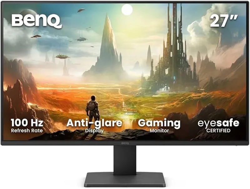 GW2791 27 inch beeldscherm - 1080p FHD - 100Hz - IPS Beeldscherm Computer- HDMI, DisplayPort - 1080x1920 PC Scherm - Ultra Slim Bezel - TUV-Certified - Flicker-free - Low Blue Light Plus - Eye-CareU van BenQ, Zwart – cover
