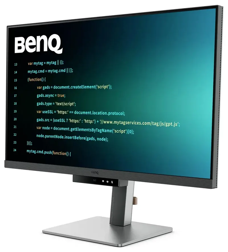 RD320U 32” 4K Eye-Care Programmeermonitor met 2000:1 contrastratio - Nano Matte Panel - MoonHalo - 90W USB-C - Codeermodi - Night Hours Protection - Ergonomisch design- Eye Care-technologie fra BenQ, Sort – cover 2 af 2