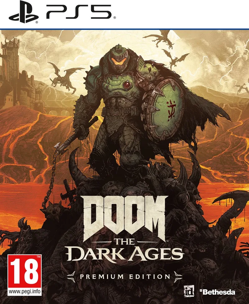 DOOM: The Dark Ages - Premium Edition by Bethesda Softworks, PS5 – cover