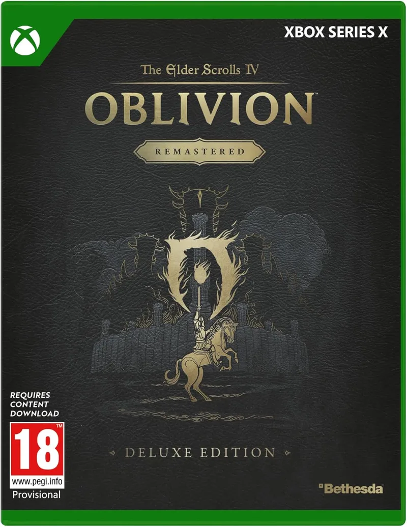 The Elder Scrolls IV Oblivion Remastered Deluxe Edition by Bethesda Softworks, Xbox Series X | S – cover