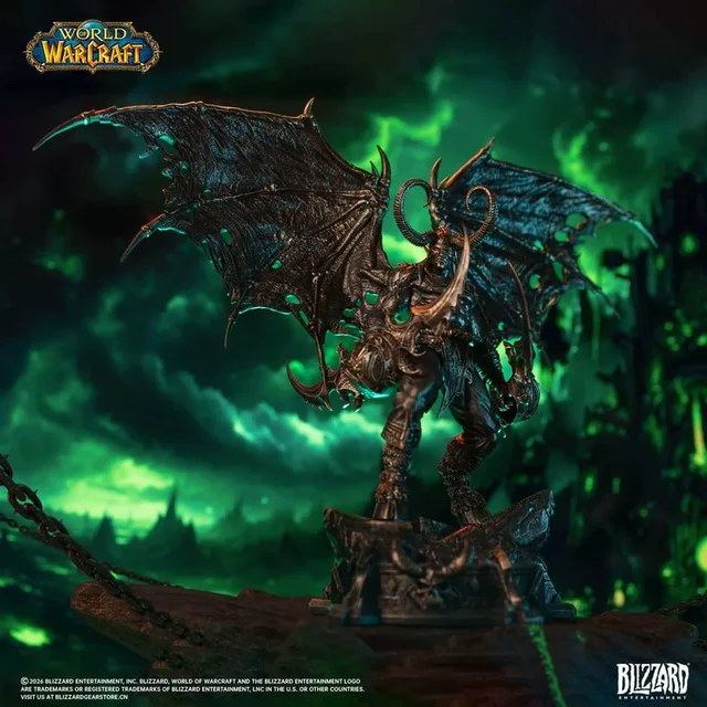 World of Warcraft 1/10 Statue - Illidan Stormrage (Bronze-Colored)