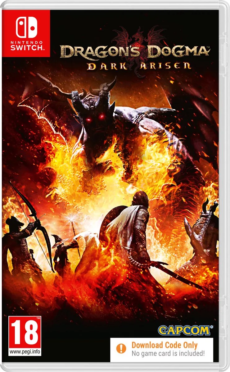 Dragon's Dogma Dark Arisen - Nintendo Switch (Code in Box) de Capcom, Nintendo Switch – jaquette