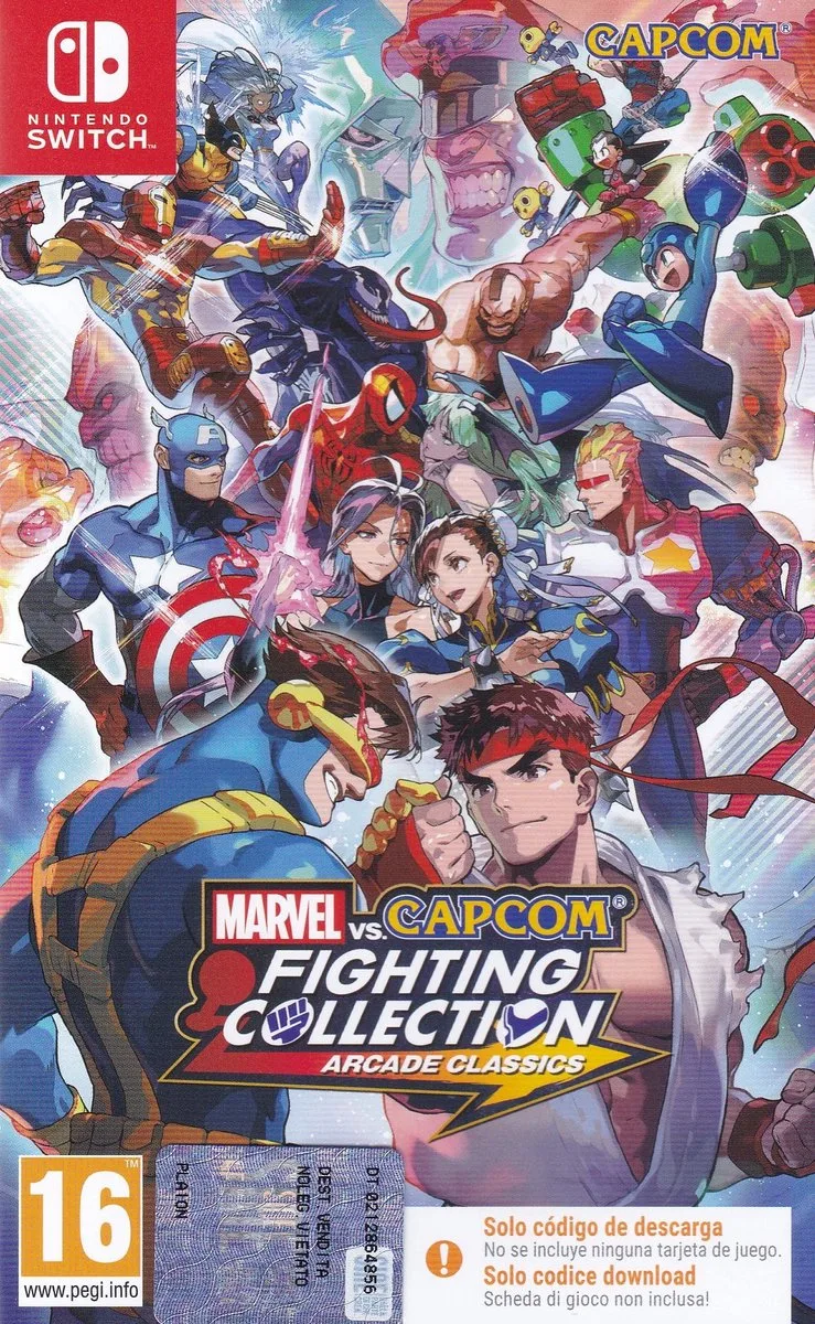 Marvel vs Capcom Fighting Collection - Arcade Classics Code In Box - IT ES van Capcom, Nintendo Switch – cover