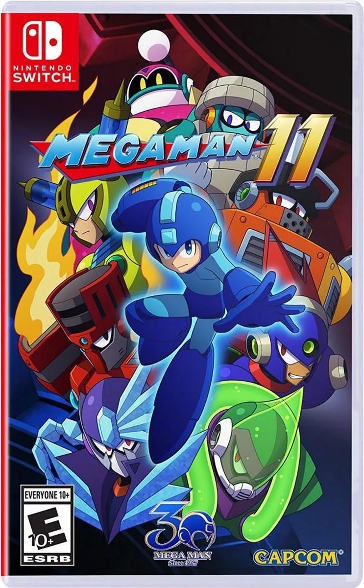 Mega Man 11 de Capcom, Nintendo Switch – jaquette